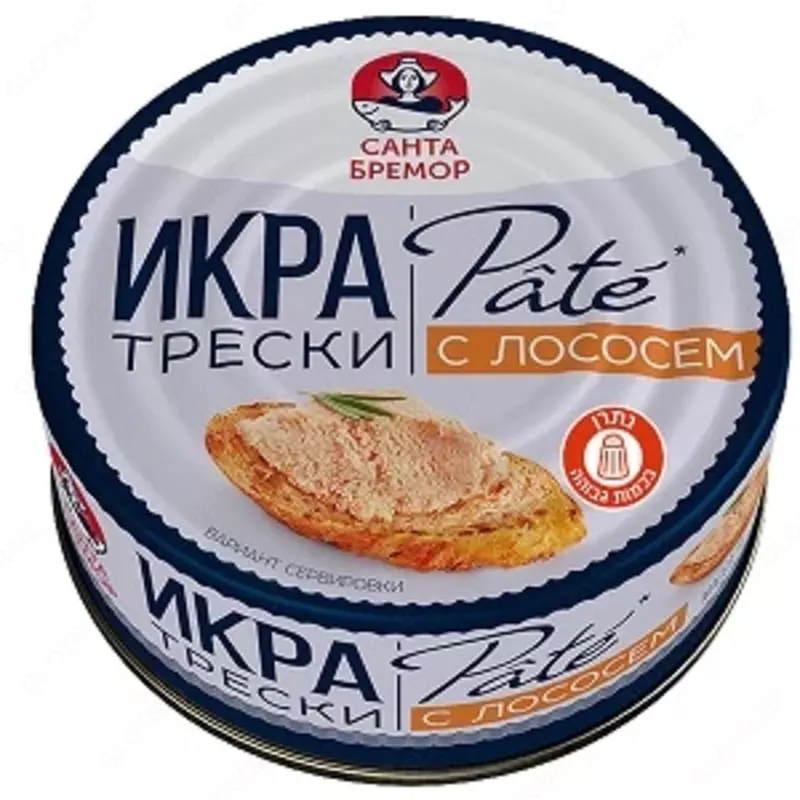 "Santa Bremor" ikra bilan baliq ikra 90 gr