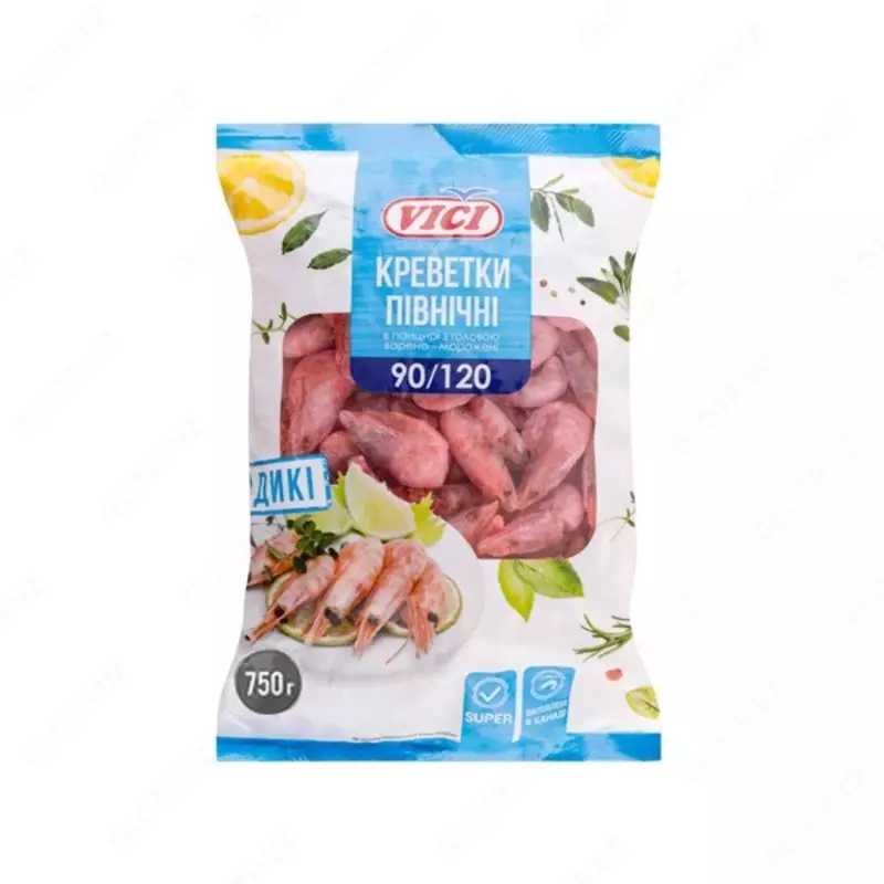 Креветки Северные Vici 90/120, 750 г