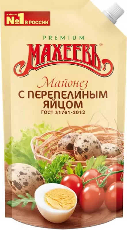 Махеев Майонез с перепелиным яйцом 200гр