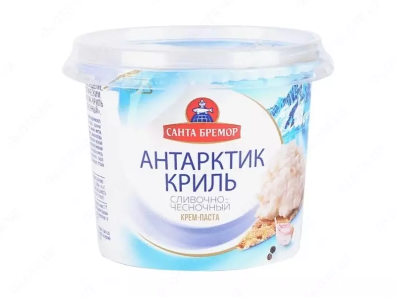 Santa Bremor sarimsoq bilan Antarktika Krill makaron 150 gr