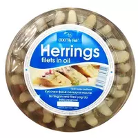 Сельдь "Fly Fish Herrings" филе-Кусочки в масле (300 гр)
