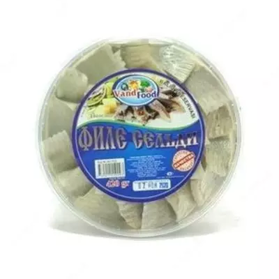 Сельдь "Vand Food" филе-Кусочки в масле (500 гр)