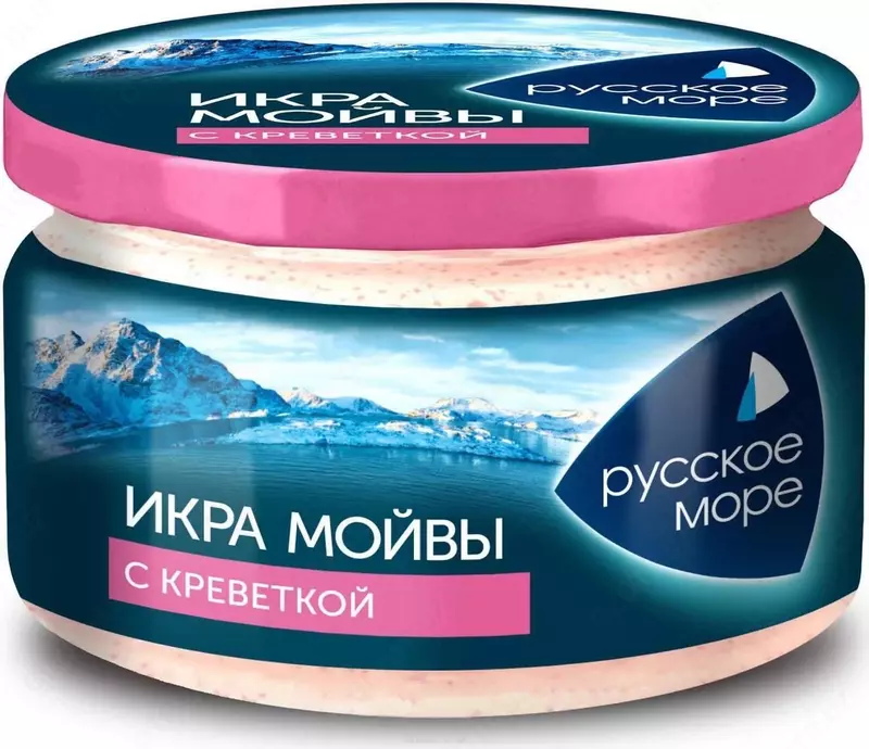 Qisqichbaqalar bilan mazali ikra "Rossiya dengizi" 165 g