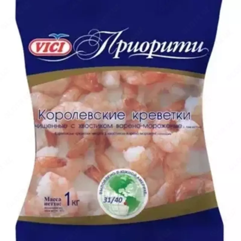 Королевские креветки 31/40 "Vici" (1 кг)