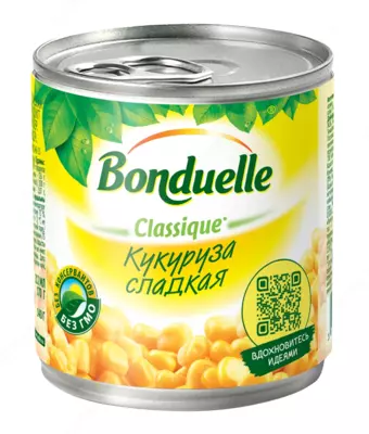 Кукуруза сладкая "Bonduelle" 200 г