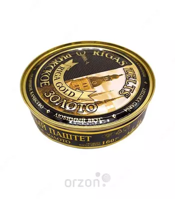 Паштет "Riga Gold" шпротный (160 гр)