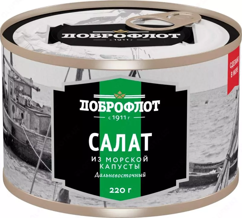 Салат "Доброфлот" из морской капусты "Дальневосточный" (220 гр)