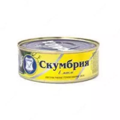 Скумбрия в масле "Kaija" (240 г)