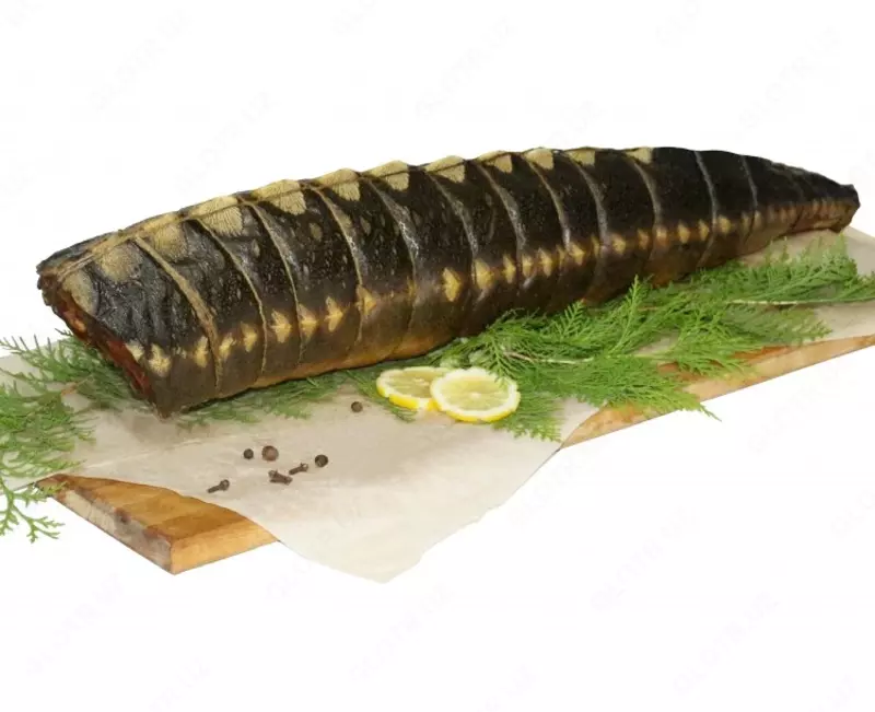 Осетр копчения