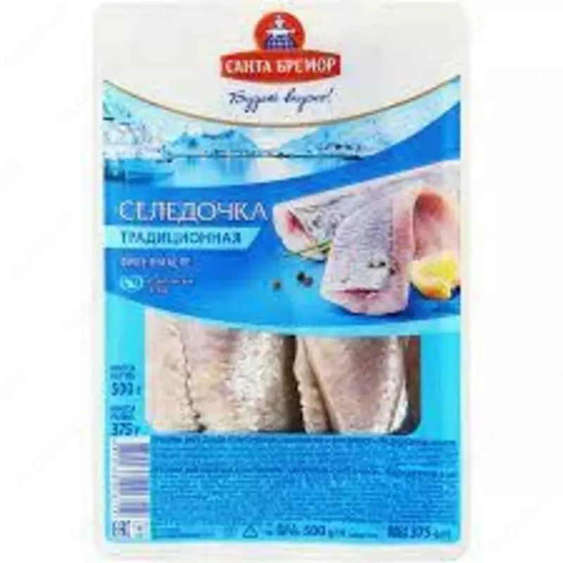 Филе сельди Санта Бремор "Традиционная" в масле (500 гр)