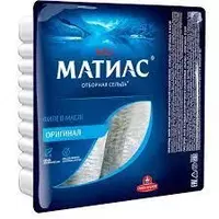 Филе отборной сельди Санта Бремор "Матиас" в масле (1000 гр)