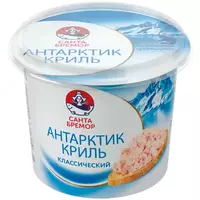 "Santa bremor" dengiz maxsulotlaridan tayyorlangan "Antarktika-Krill" qaymoqli makaron dudlangan (150 g)