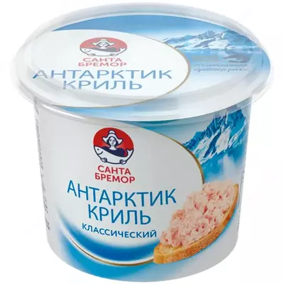Паста Санта Бремор Антарктик криль классический из морепродуктов, 150г
