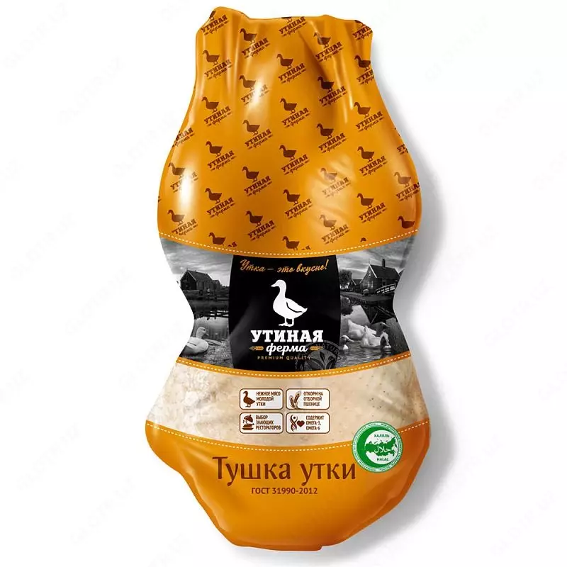 Тушка утки 1 сорт потрошеная Утиная ферма 2 кг