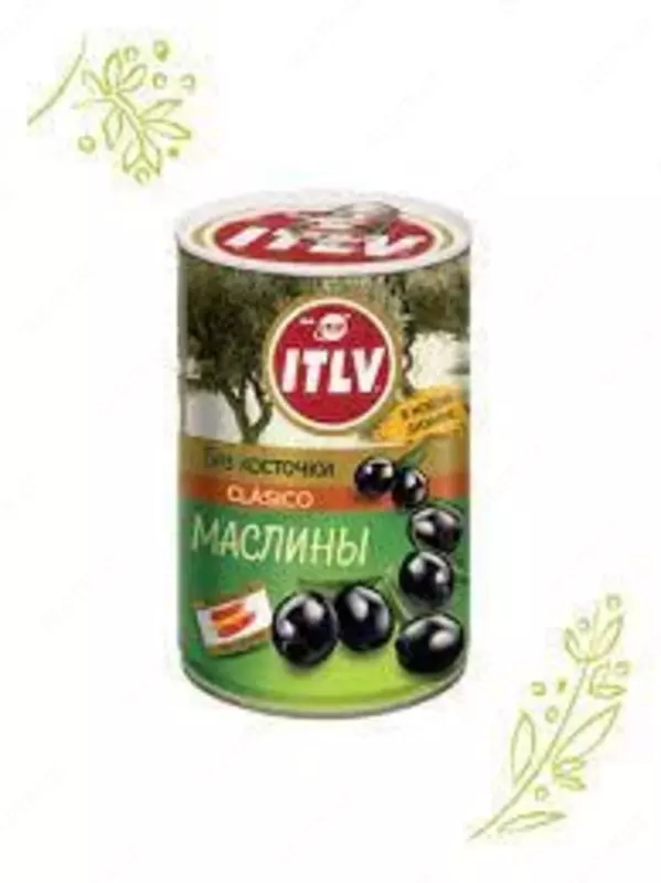  Маслины без косточек ITLV 350 мл - 
