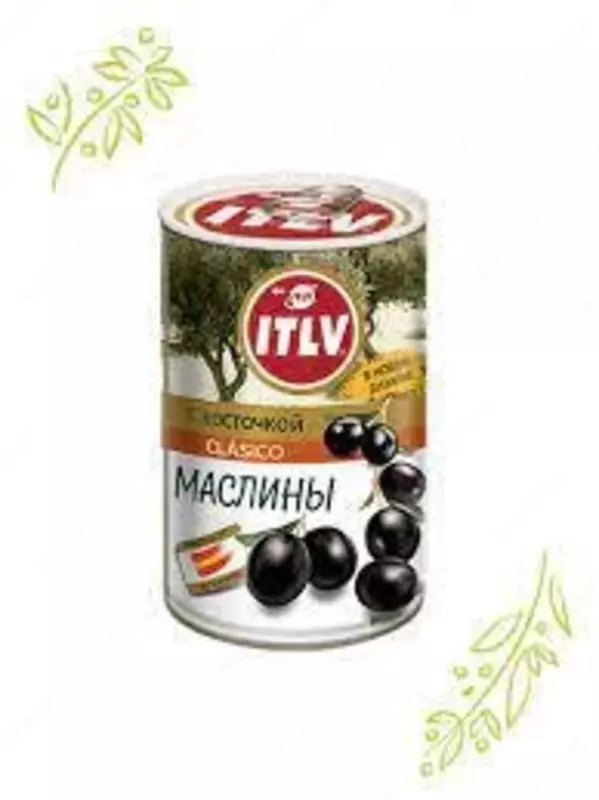 Маслины с косточкой ITLV (350 г)