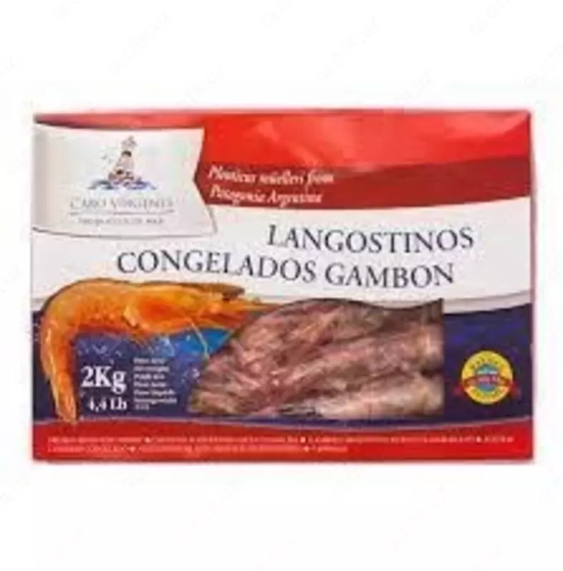 Argentinalik qizil qisqichbaqalar, s / m, 10/20 dona / kg "CABO VIRGENES"