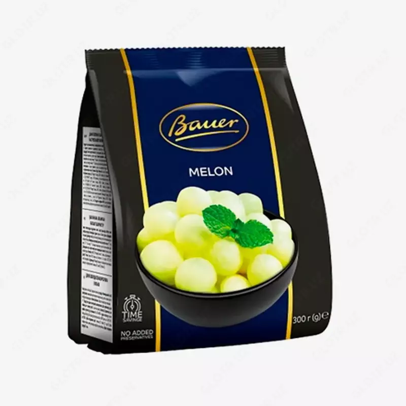 Дынные шарики Bauer 300 г Фрукты и ягоды замороженные