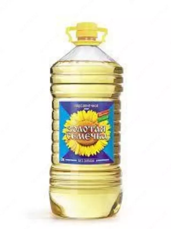 Масло подсолнечное "Золотая Семечка" 3л