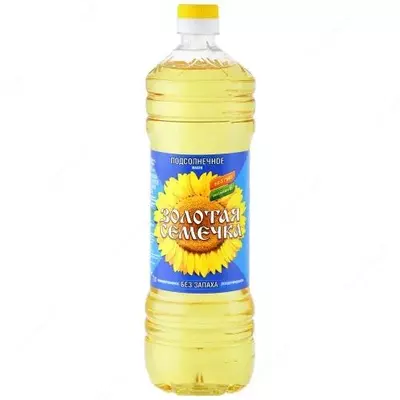 Kungaboqar yog'i "Золотая Семечка'" Oltin urug, 1 l
