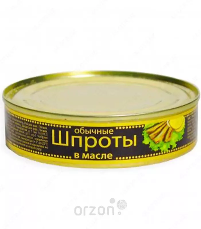 Обычные шпроты в масле "Riga Gold" 240 г