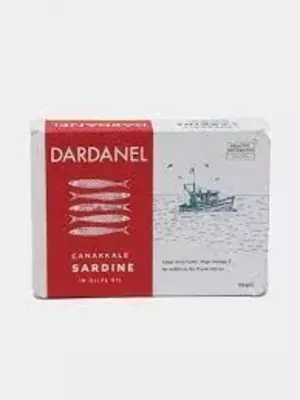 Zaytun moyidagi Dardanel sardalyalari, 105 g