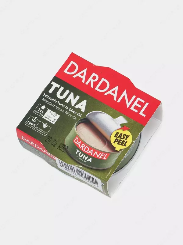 Zaytun moyidagi Dardanel orkinos, 140 g