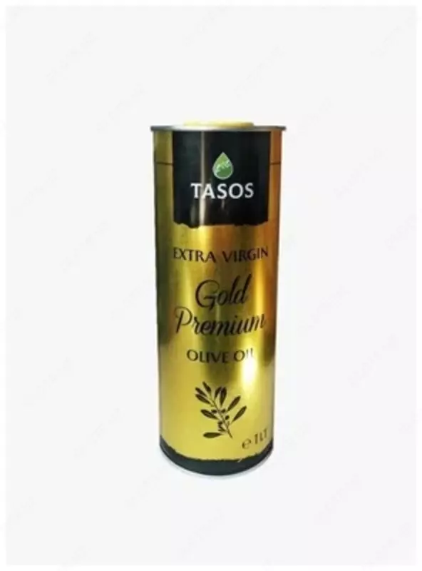Масло оливковое Tasos Extra Virgin, Gold premium, 1л ж/б
