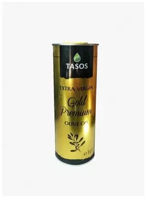 Масло оливковое Tasos Extra Virgin, Gold premium, 1л ж/б