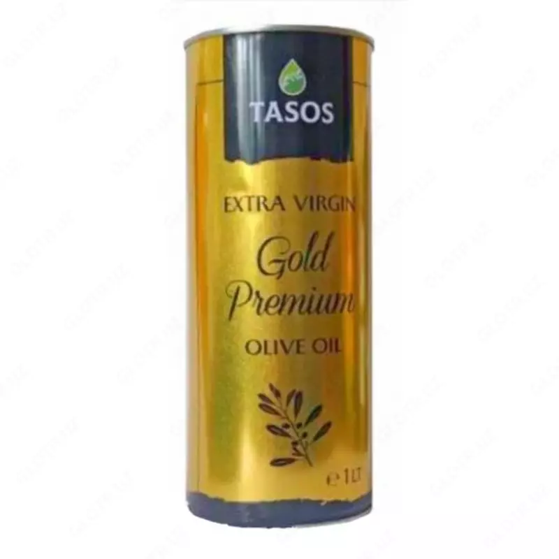 Масло оливковое Tasos Extra Virgin, Gold premium, 1л ж/б