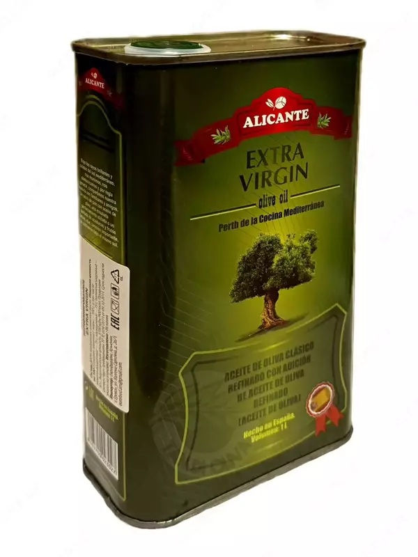 Оливковое масло extra virgin для салатов, Испания, 5л "Alicante"