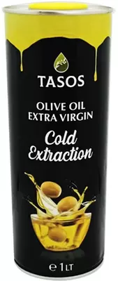 Tasos Olive Oil Extra Virgin Cold Extraction Греческий продукт 1 л ж/б