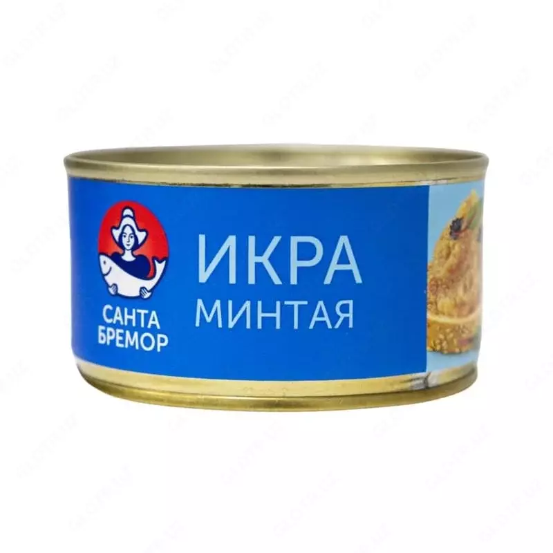 Икра минтая люкс Санта Бремор (130 гр)