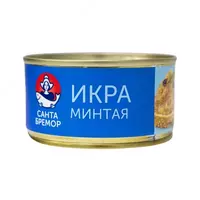 Икра минтая люкс Санта Бремор (130 гр)