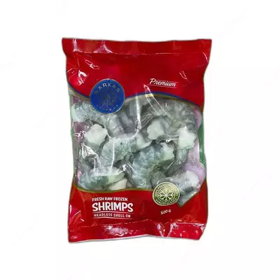 Креветки в панцире "Barkas" 16/20 безголовые 500 г