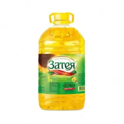 Qayta qilingan Затея kungaboqar yog'i, 5 l