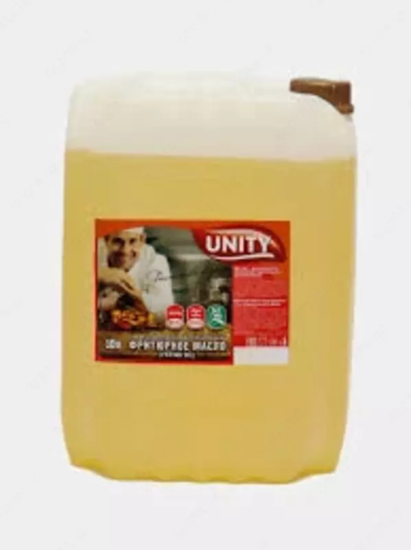Масло подсолнечное Unity фритюрное, канистра, 10 л