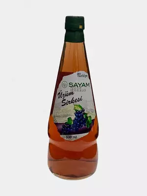 Уксус черного винограда SAYAM, 500 мл, Турция
