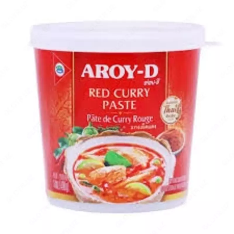 Паста карри красная Aroy-D, 400гр