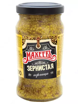 Горчица Махеевъ зернистая 190гр