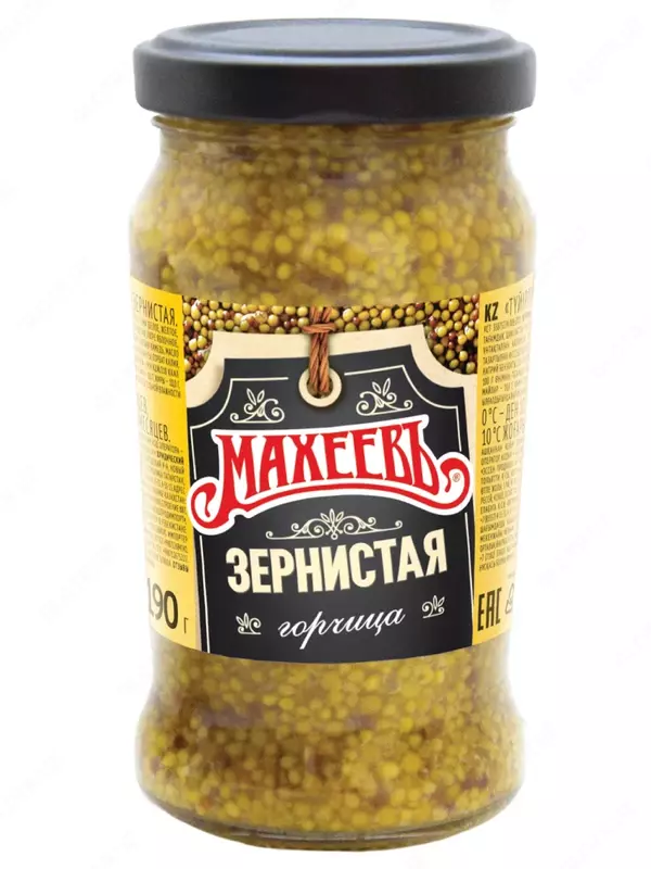 Горчица Махеевъ зернистая 190гр