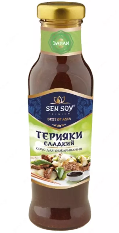 Sen soyni qovurish uchun shirin teriyaki sousi, 320г
