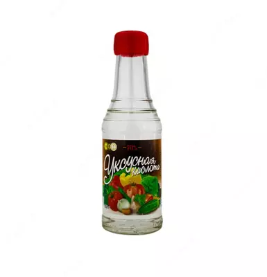 Shisha idishdagi sirka kislotasi 70%