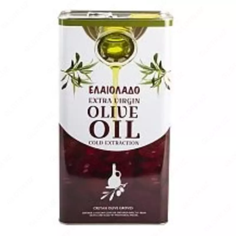 Zaytun moyi elaiolado qo'shimcha bokira sovuq presslangan 5 l