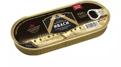 Sardina ivasi "Dobroflot" yog'da dudlangan 210 g