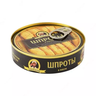 Шпроты Капитан Вкусов в масле 160 г