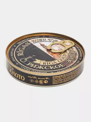 Обычные шпроты в масле "Riga Gold" 120г