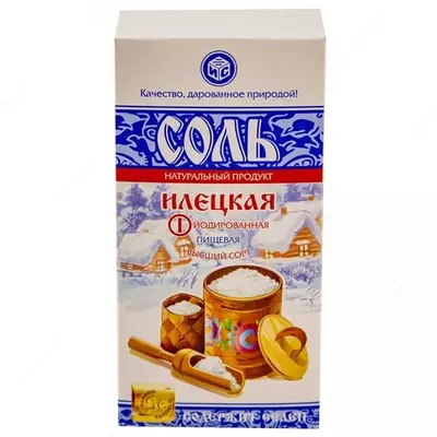 Соль Илецкая пищевая высший сорт 700г