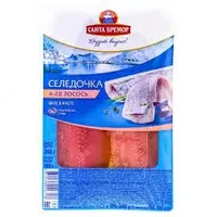 Филе сельди "Санта Бремор" "А-ля лосось" в масле (240 гр)