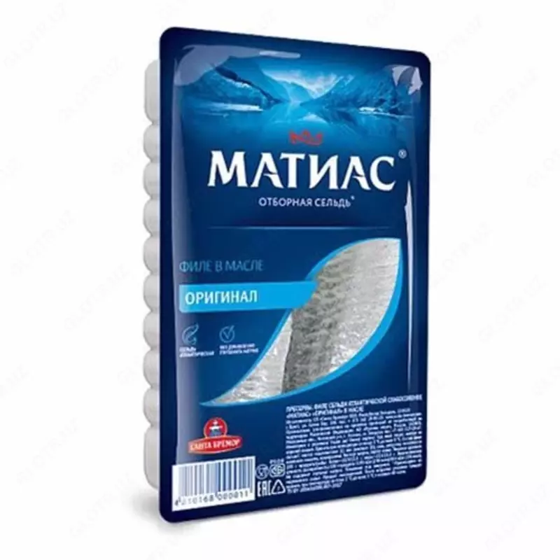 Seld Santa Bremor Matias tuzli fileto 400 g